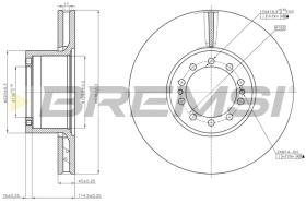 Bremsi CD5286V - DISCO DE FRENO | BRAKE DISCS
