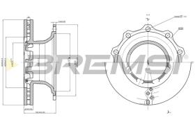 Bremsi CD5294V - DISCO DE FRENO | BRAKE DISCS