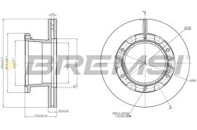 Bremsi CD5306V - DISCO DE FRENO | BRAKE DISCS