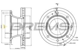 Bremsi CD5307V - DISCO DE FRENO | BRAKE DISCS