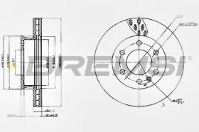 Bremsi CD5310V - DISCO DE FRENO | BRAKE DISCS
