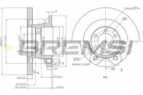 Bremsi CD5313S - DISCO DE FRENO | BRAKE DISCS