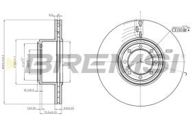 Bremsi CD5320V - DISCO DE FRENO | BRAKE DISCS