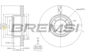 Bremsi CD5321V - DISCO DE FRENO | BRAKE DISCS