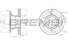 Bremsi CD5322V - DISCO DE FRENO | BRAKE DISCS