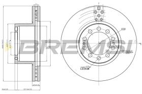 Bremsi CD5323V - DISCHI FRENO | BRAKE DISCS