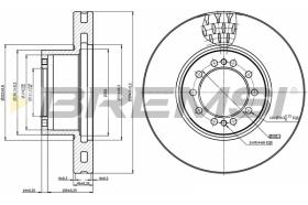 Bremsi CD5324V - DISCO DE FRENO | BRAKE DISCS
