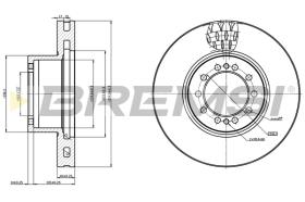 Bremsi CD5324V - DISCHI FRENO | BRAKE DISCS