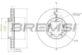 Bremsi CD5326V - DISCO DE FRENO | BRAKE DISCS