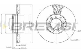 Bremsi CD5329V - DISCO DE FRENO | BRAKE DISCS