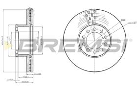 Bremsi CD5330V - DISCO DE FRENO | BRAKE DISCS