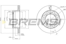 Bremsi CD5340V - DISCO DE FRENO | BRAKE DISCS