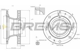Bremsi CD5341V - DISCO DE FRENO | BRAKE DISCS