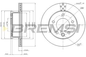 Bremsi CD5361V - DISCO DE FRENO | BRAKE DISCS