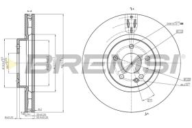 Bremsi CD5379V - DISCO DE FRENO | BRAKE DISCS
