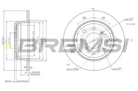 Bremsi CD6002S - DISCO DE FRENO | BRAKE DISCS