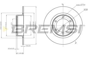Bremsi CD6011S - DISCO DE FRENO | BRAKE DISCS