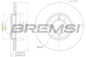 Bremsi CD6023S - DISCO DE FRENO | BRAKE DISCS