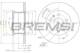 Bremsi CD6033S - DISCO DE FRENO | BRAKE DISCS