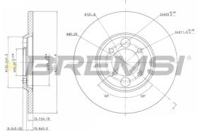 Bremsi CD6034S - DISCO DE FRENO | BRAKE DISCS