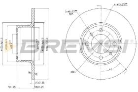 Bremsi CD6035S - DISCHI FRENO | BRAKE DISCS