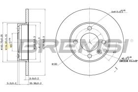 Bremsi CD6042S - DISCO DE FRENO | BRAKE DISCS