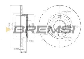 Bremsi CD6042S - DISCHI FRENO | BRAKE DISCS