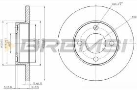 Bremsi CD6048S - DISCO DE FRENO | BRAKE DISCS