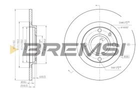 Bremsi CD6051S - DISCO DE FRENO | BRAKE DISCS