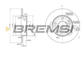 Bremsi CD6053S - DISCO DE FRENO | BRAKE DISCS