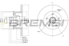 Bremsi CD6057S - DISCO DE FRENO | BRAKE DISCS