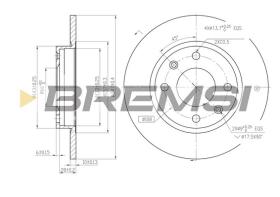 Bremsi CD6059S - DISCO DE FRENO | BRAKE DISCS