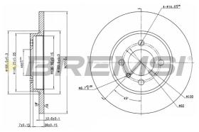 Bremsi CD6062S - DISCHI FRENO | BRAKE DISCS