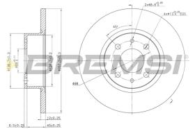 Bremsi CD6068S - DISCO DE FRENO | BRAKE DISCS