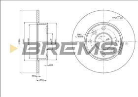 Bremsi CD6070S - DISCHI FRENO | BRAKE DISCS