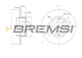 Bremsi CD6083S - DISCHI FRENO | BRAKE DISCS