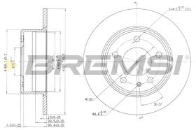 Bremsi CD6086S - DISCO DE FRENO | BRAKE DISCS