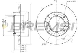 Bremsi CD6087S - DISCHI FRENO | BRAKE DISCS