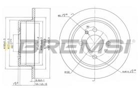 Bremsi CD6093S - DISCO DE FRENO | BRAKE DISCS