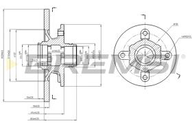 Bremsi CD6114S - DISCO DE FRENO | BRAKE DISCS