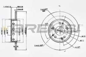 Bremsi CD6124S - DISCO DE FRENO | BRAKE DISCS
