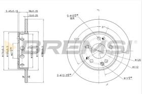 Bremsi CD6124S - DISCHI FRENO | BRAKE DISCS