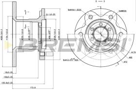 Bremsi CD6139S - DISCO DE FRENO | BRAKE DISCS