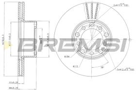 Bremsi CD6143V - DISCO DE FRENO | BRAKE DISCS