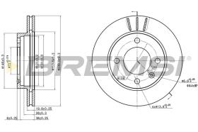 Bremsi CD6145V - DISCO DE FRENO | BRAKE DISCS