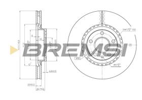 Bremsi CD6156V - DISCHI FRENO | BRAKE DISCS
