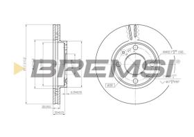 Bremsi CD6158V - DISCO DE FRENO | BRAKE DISCS