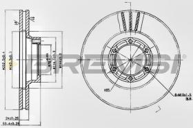 Bremsi CD6160V - DISCO DE FRENO | BRAKE DISCS