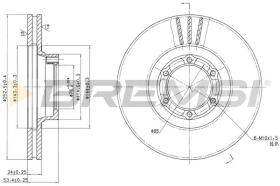 Bremsi CD6160V - DISCHI FRENO | BRAKE DISCS