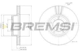 Bremsi CD6164V - DISCO DE FRENO | BRAKE DISCS